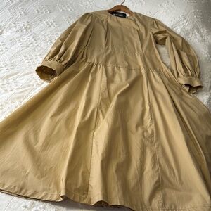 Elegant Tan Women's Dress
